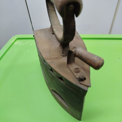 Antique charcoal iron used, 1920s