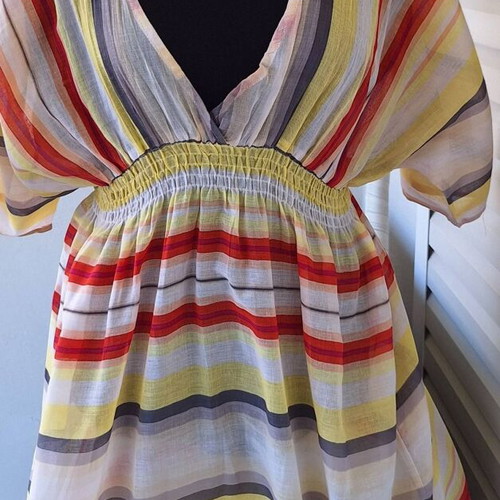 Long Kaftan Achilleas Accessories new, colorful stripes, boho style