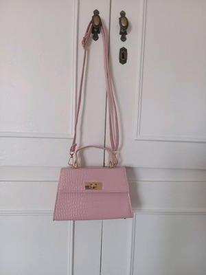 Pink handbag refurbished, 12×20cm