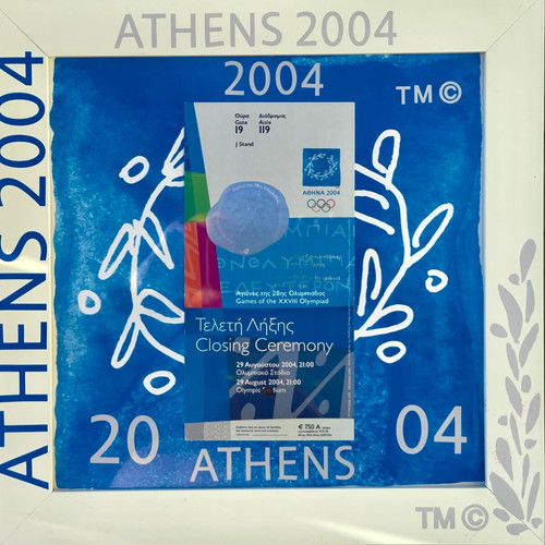 Athens 2004 Olympic Games VIP Closing Ceremony Ticket new