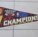Chicago Bulls λάβαρο τοίχου NBA μπάσκετ σαν καινούργιο