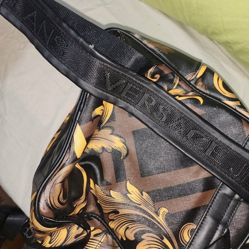 Versace Jeans backpack with baroque print like new