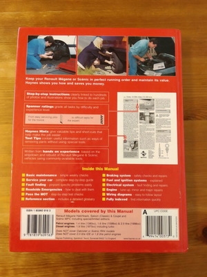 Haynes Service and Repair Manual για Renault Megane και Scenic μεταχειρισμένο
