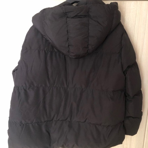 Newton puffer jacket black used, size L/XL