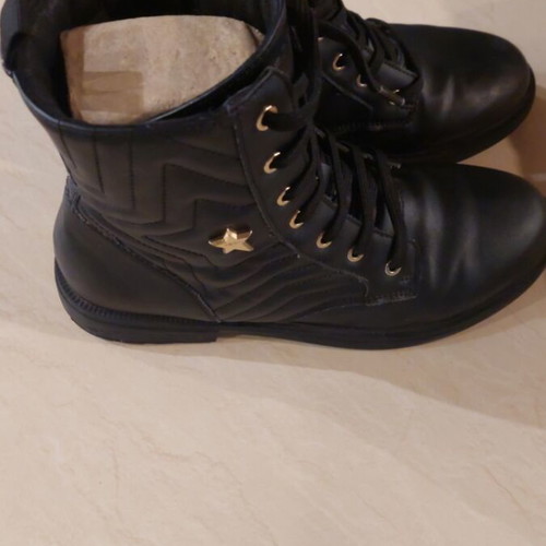 Geox J Eclair G. N J269QN black ankle boots like new, size 38