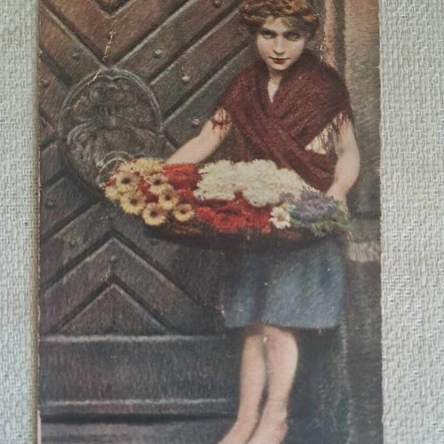 Collectible postcards used, pack of 7, circa 1910