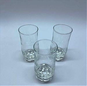 Σετ 3 γυάλινα ποτήρια νερού 12x5