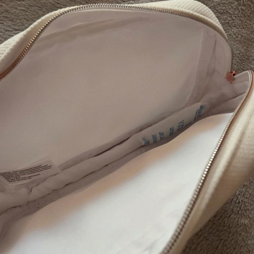 Lancome toiletry bag new, white