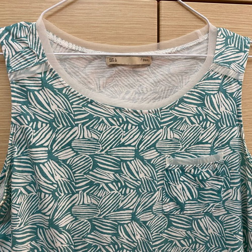 Sfera cotton t-shirt new, size L, green and white