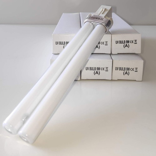 UV replacement bulb 9W for nail lamps, set of 6, new
