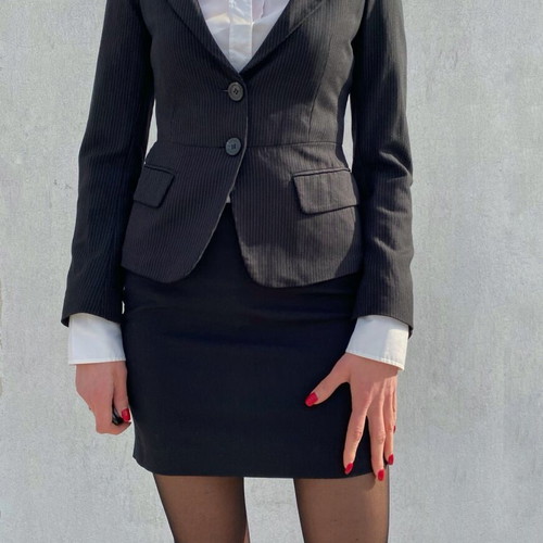 Max & Co jacket used, size XS/S, black