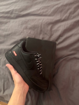 Nike Air Force 1 x Supreme Μαύρα Αθλητικά Παπούτσια Μεταχειρισμένα Νο 41