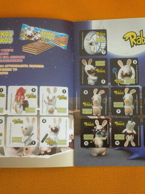 Συλλεκτικό άλμπουμ Rabbids Κουκουρούκου μεταχειρισμένο, συμπληρωμένο