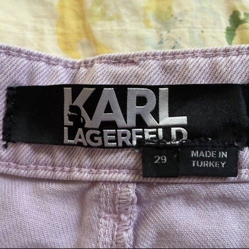 Karl Lagerfeld purple jeans like new, size M 38 10