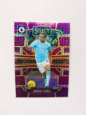 Κάρτα Jeremy Doku purple prizm Select Manchester City καινούργιο
