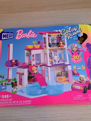 Mega Bloks Barbie Color Reveal Dreamhouse 545 pcs for 6+ years like new