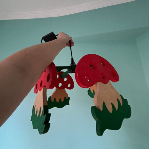 Children's Ceiling Light Mushroom Design like new