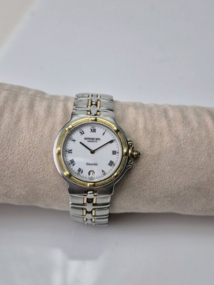 Raymond Weil Parsifal 9190 μεταχειρισμένο δίχρωμο ρολόι quartz