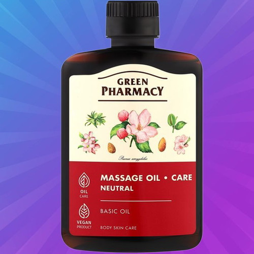 Green Pharmacy massage oil new, 200 ml, for all skin types