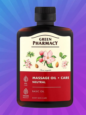 Green Pharmacy massage oil new, 200 ml, for all skin types