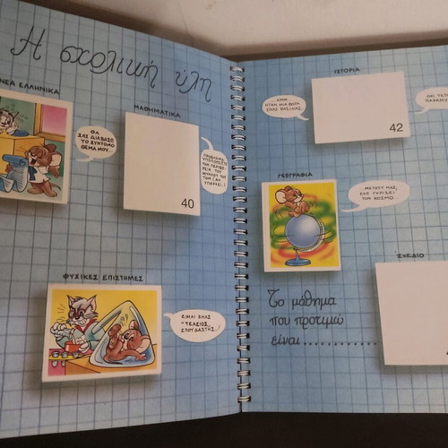 Collectible spiral album Panini Tom & Jerry 1990 used