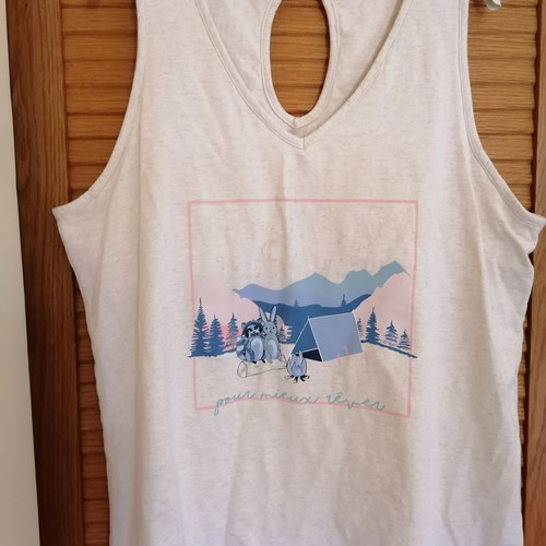 La Vie en Rose top with built-in bra XL, like new