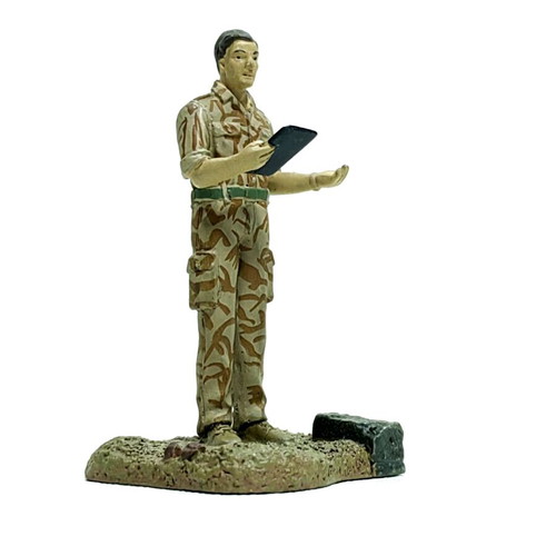 Corgi Forward March Brigadier Patrick Cordingley metal figure 1:32 scale like new