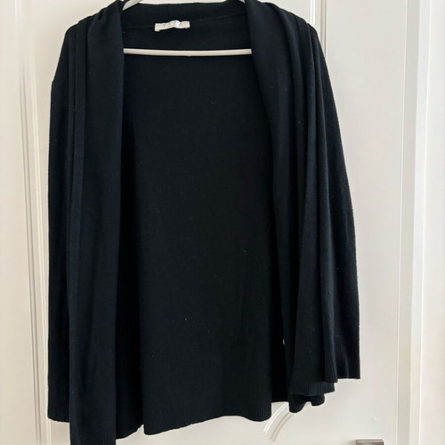 Jazz cardigan black like new, soft with open front