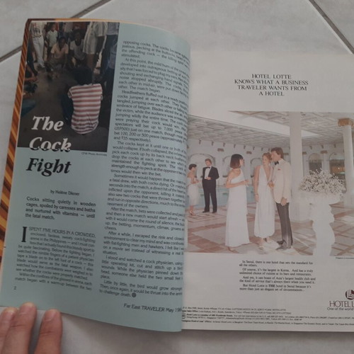 Traveller magazine May 1984 used, Far East hotels