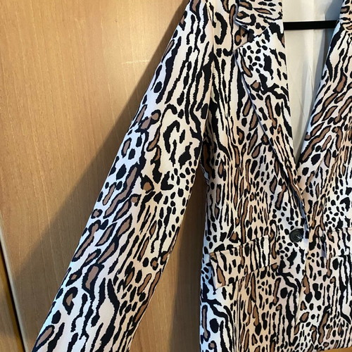 Celestino women's suit new with animal print, size M