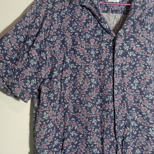 Zara purple floral shirt like new, size L
