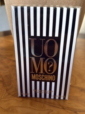 Moschino Uomo perfume new, regular fragrance 75 ml