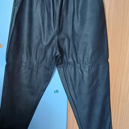 Unalome faux leather pants new, size 1, black