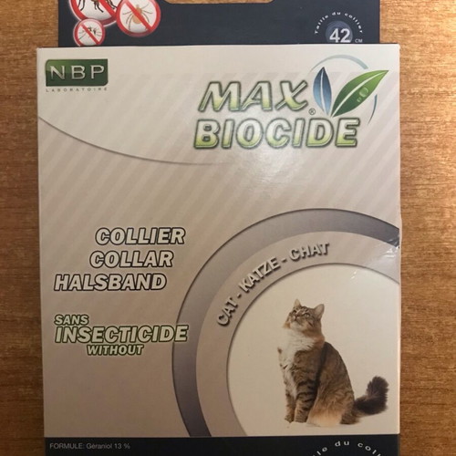 Max Biocide Cat Antiparasitic Collar 42cm New