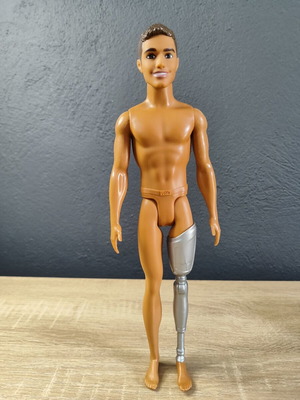 Barbie Fashionistas Ken doll with prosthetic leg used
