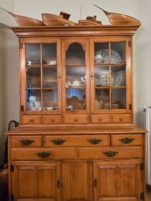 Wooden vintage cabinet used