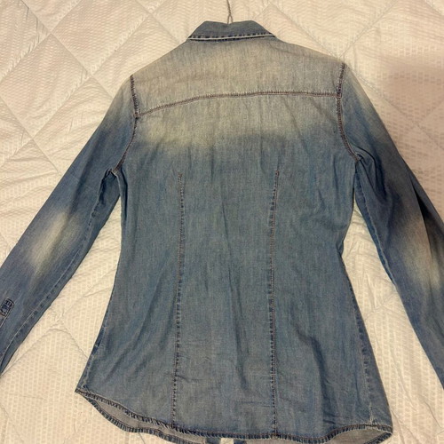 Zara denim shirt women like new, size M, blue