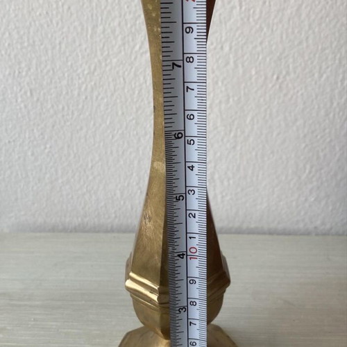 Brass vase used, old