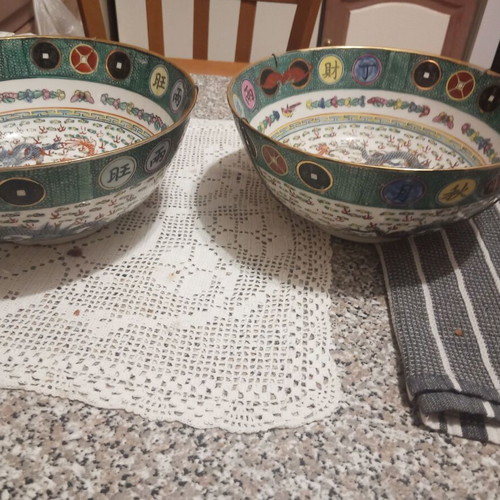Gavatha like new, 2 bowls 25.5 cm diameter, 11.5 cm height