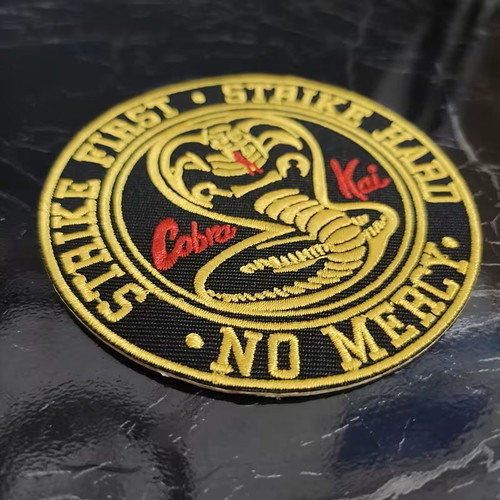 Cobra Kai Embroidered Patch thermo-adhesive, new