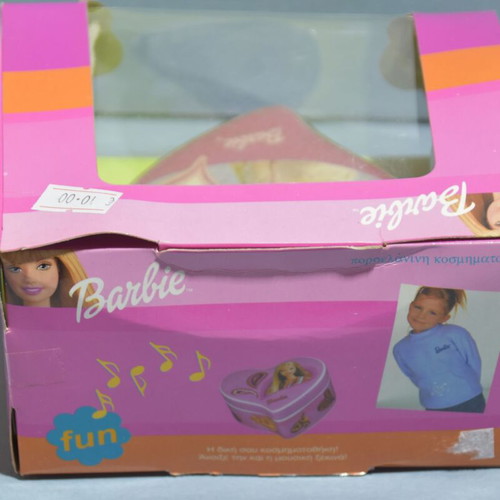 Barbie porcelain jewelry box new, musical design 1