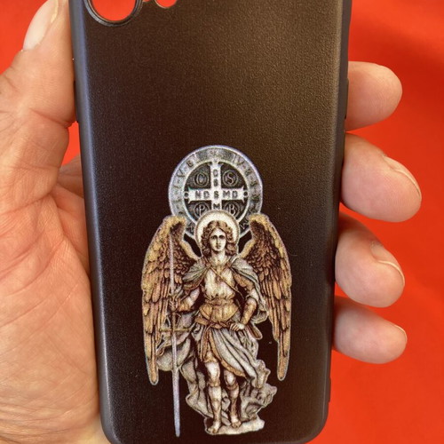 iPhone 7/8/SE2020/SE2022 Silicone Case Cover with Saint Archangel Michael Design new