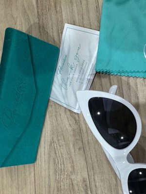 Pervedere white sunglasses new