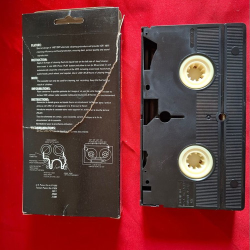 Odio Video Head Cleaner VHS head cleaning cassette used
