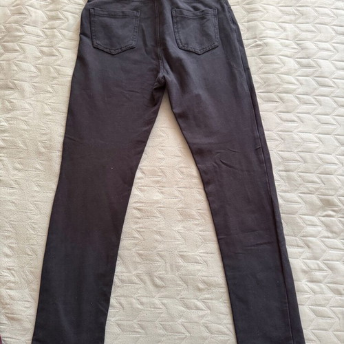 Hm black elastic cotton pants used for 10 years old