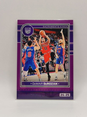Κάρτα DeMar DeRozan Purple Parallel NBA Hoops 2024-25 Panini καινούργια