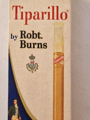 Tiparillo by Robt. Burns collectible cigarette pack