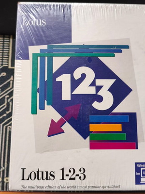 Lotus 1-2-3 Release 3.1+ for DOS vintage sealed software