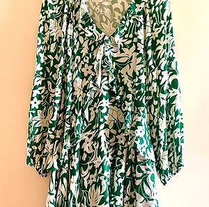 FREE PEOPLE Ruffle dress size Small
