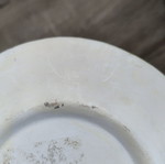 Ceramic decorative plate used, diameter 16 cm